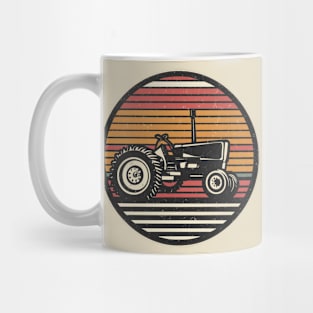 Vintage machine Tractor Mug